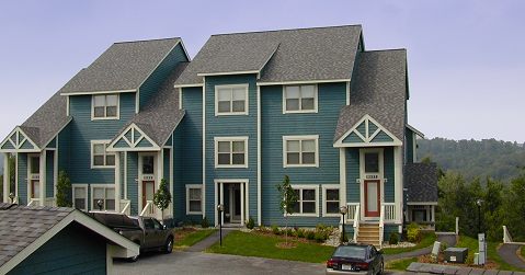 The building housing our condo